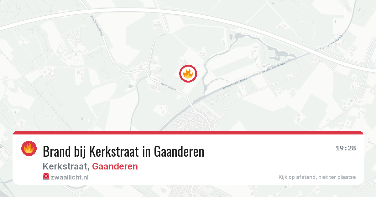 Brand bij Kerkstraat in Gaanderen — 2 jul 2026
