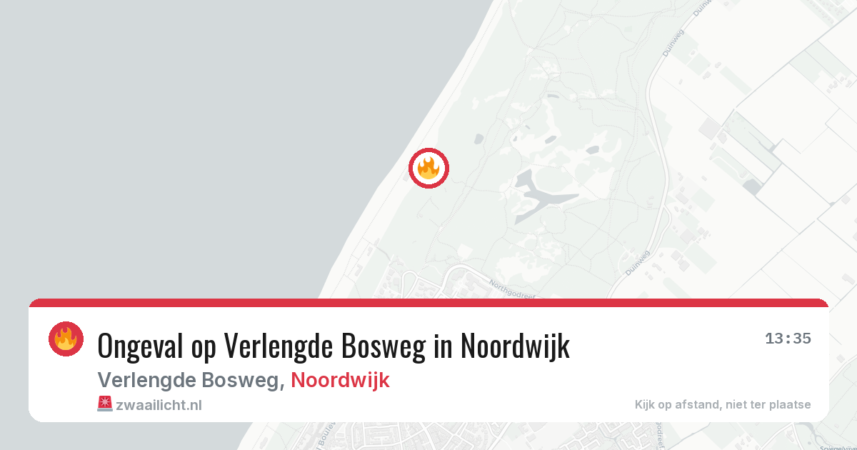 Ongeval op Verlengde Bosweg in Noordwijk — 3 jun 2026