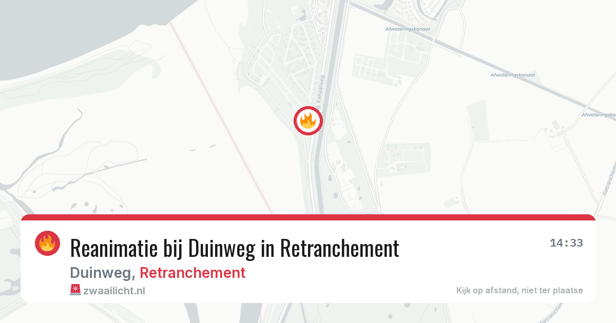Reanimatie bij Duinweg in Retranchement — 6 jun 2026