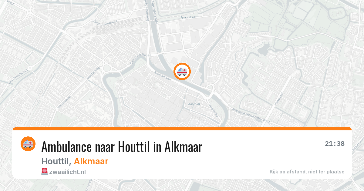 Ambulance naar Houttil in Alkmaar — 8 jul 2026