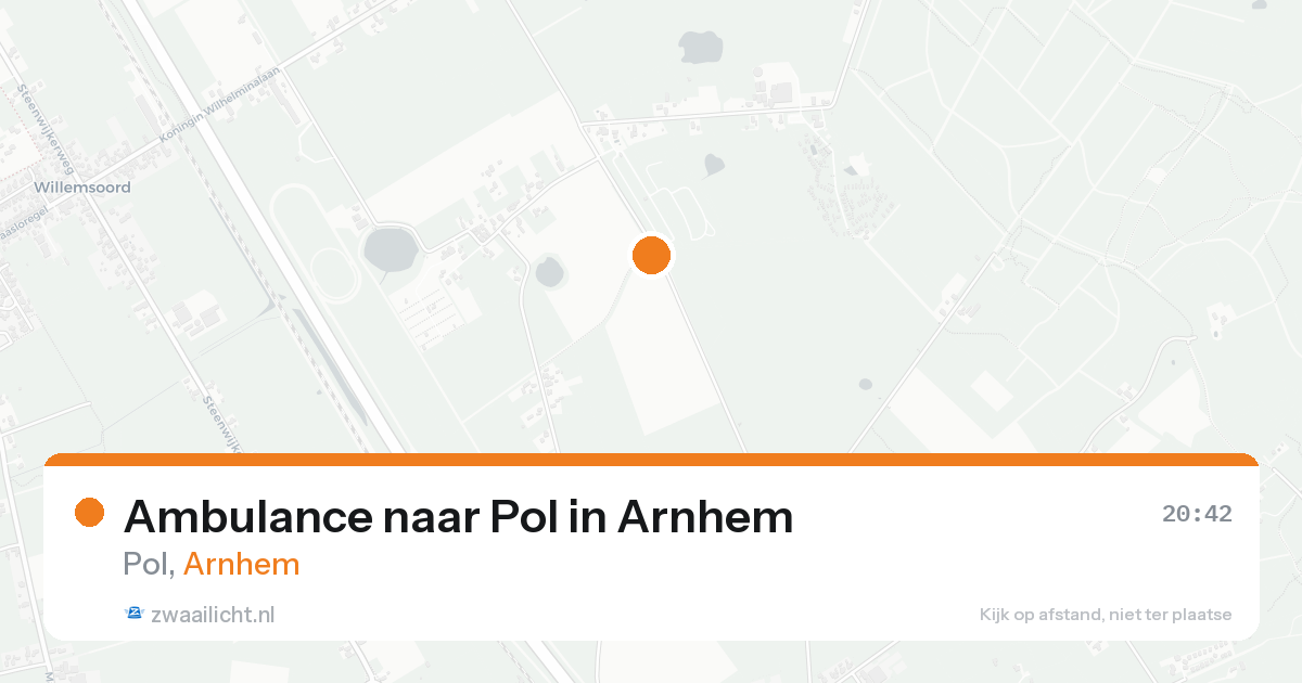 Ambulance naar Pol in Arnhem — 15 aug 2026