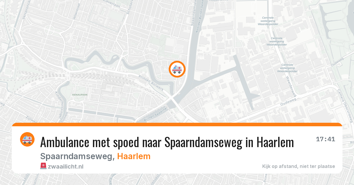 Ambulance met spoed naar Spaarndamseweg in Haarlem — 28 jan 2026