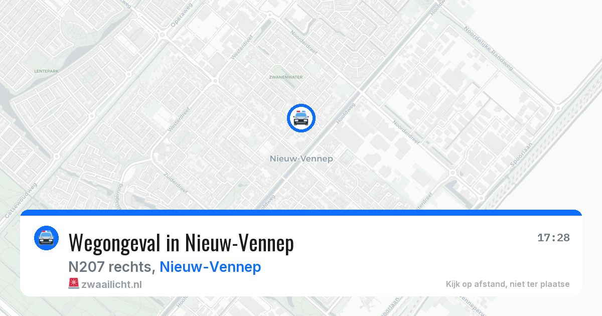 Wegongeval in Nieuw-Vennep — 9 jul 2026