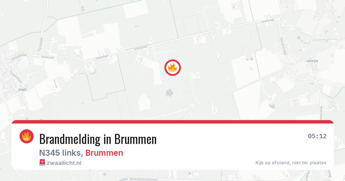 Brandmelding in Brummen — 28 jun 2026