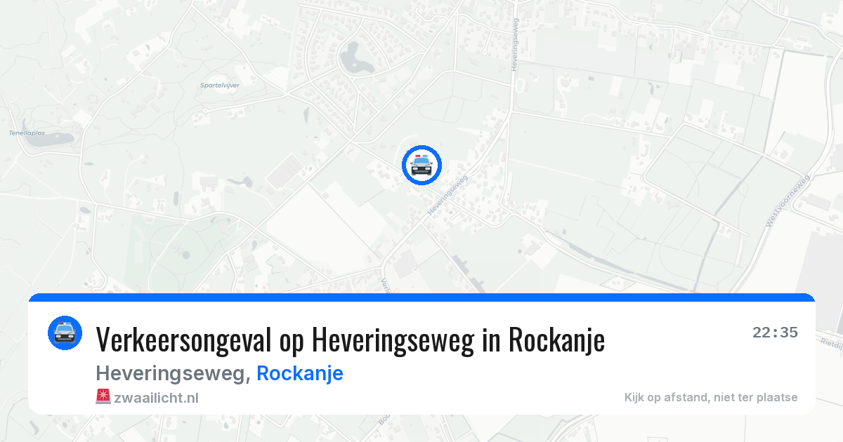 Verkeersongeval op Heveringseweg in Rockanje — 2 jul 2026