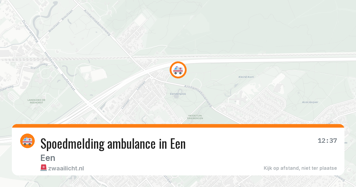 Spoedmelding ambulance in Een — 8 feb 2026