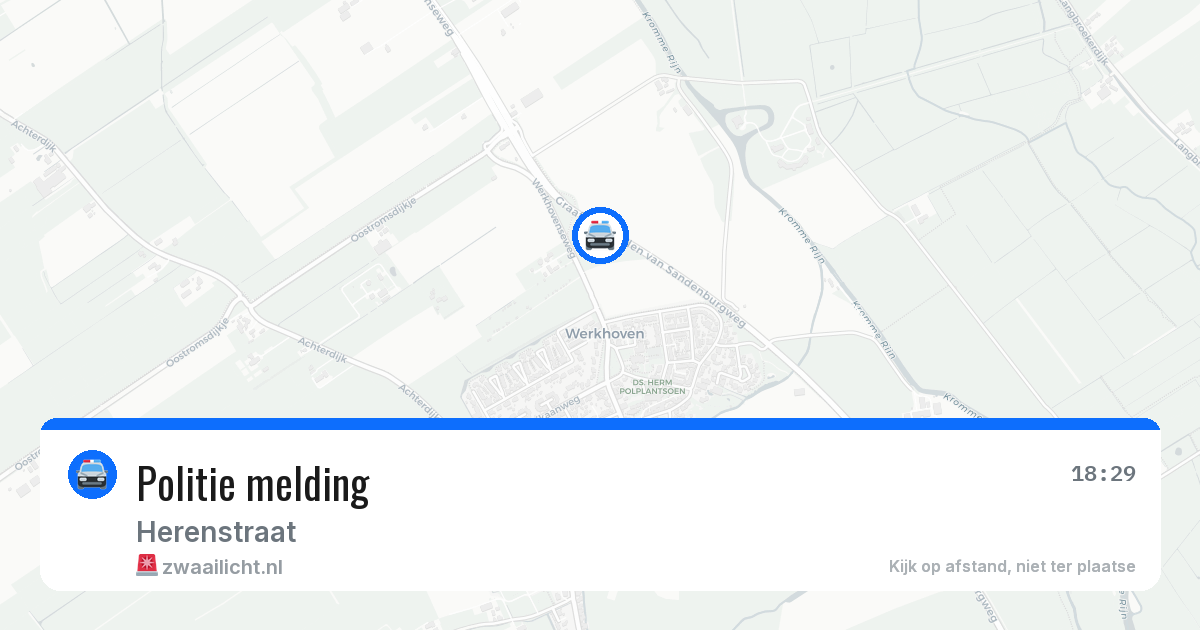 Politie melding — 6 jul 2026