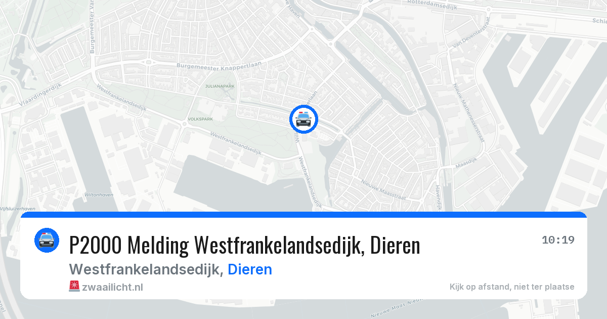 P2000 Melding Westfrankelandsedijk, Dieren — 14 mei 2026