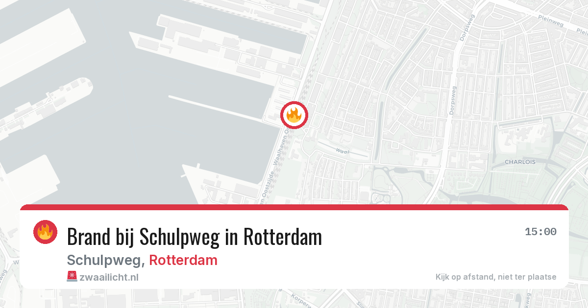 Brand bij Schulpweg in Rotterdam — 29 jan 2026