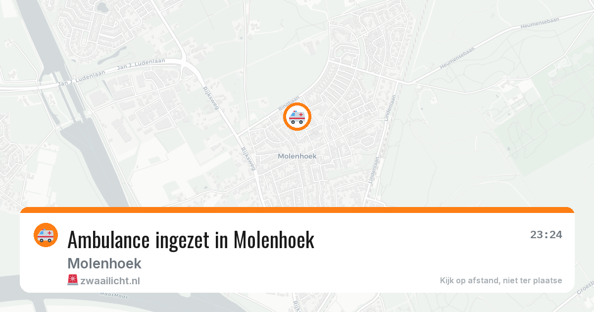 Ambulance ingezet in Molenhoek — 3 mei 2026