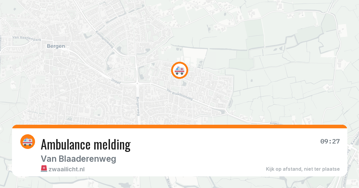 Ambulance melding — 30 jun 2026