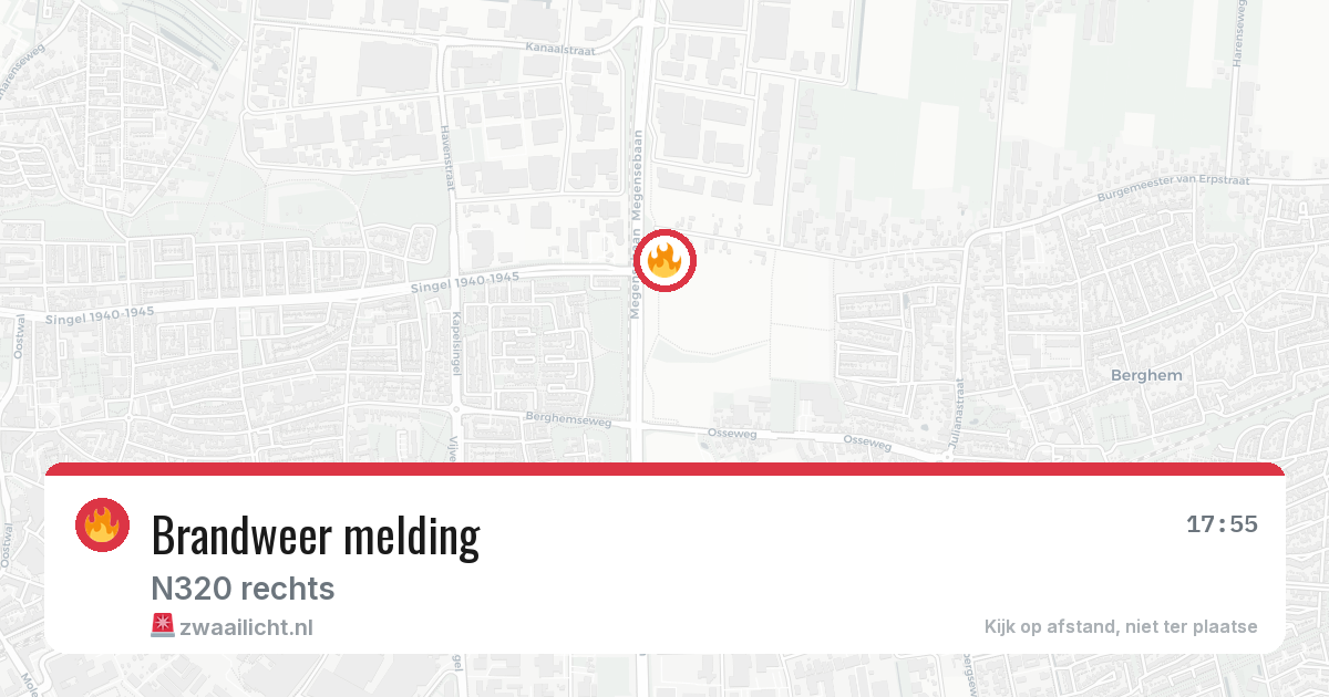 Brandweer melding — 21 jun 2026