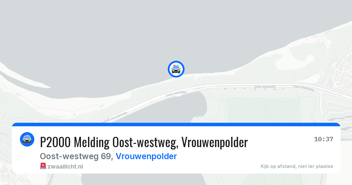 P2000 Melding Oost-westweg, Vrouwenpolder — 23 jun 2026