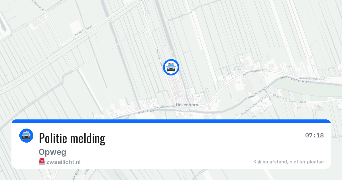Politie melding — 17 jun 2026