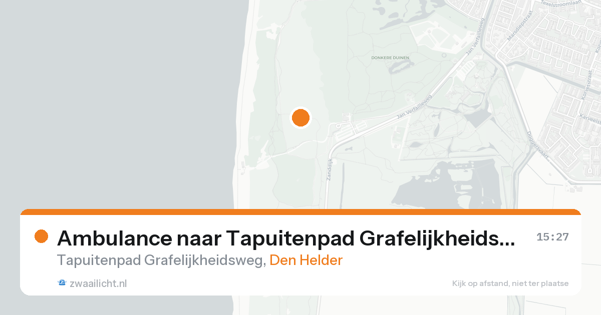 Ambulance naar Tapuitenpad Grafelijkheidsweg in Den Helder — 7 feb 2026