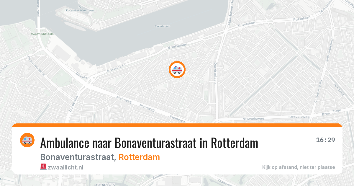 Ambulance naar Bonaventurastraat in Rotterdam — 31 jul 2026