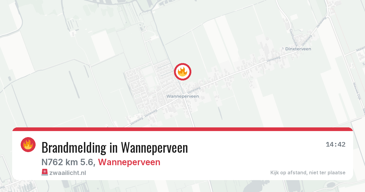 Brandmelding in Wanneperveen — 6 mrt 2026