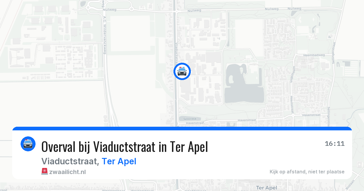 Overval bij Viaductstraat in Ter Apel — 18 mei 2026