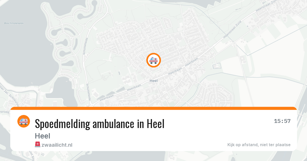 Spoedmelding ambulance in Heel — 4 mrt 2026