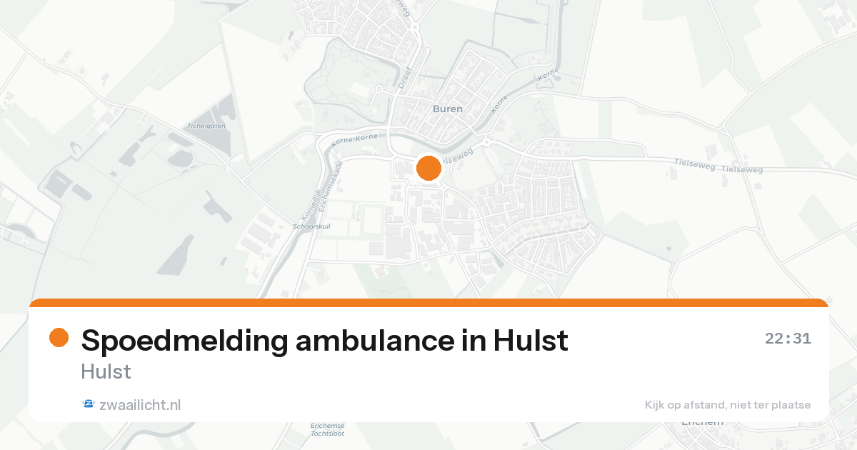 Spoedmelding ambulance in Hulst — 30 jan 2026