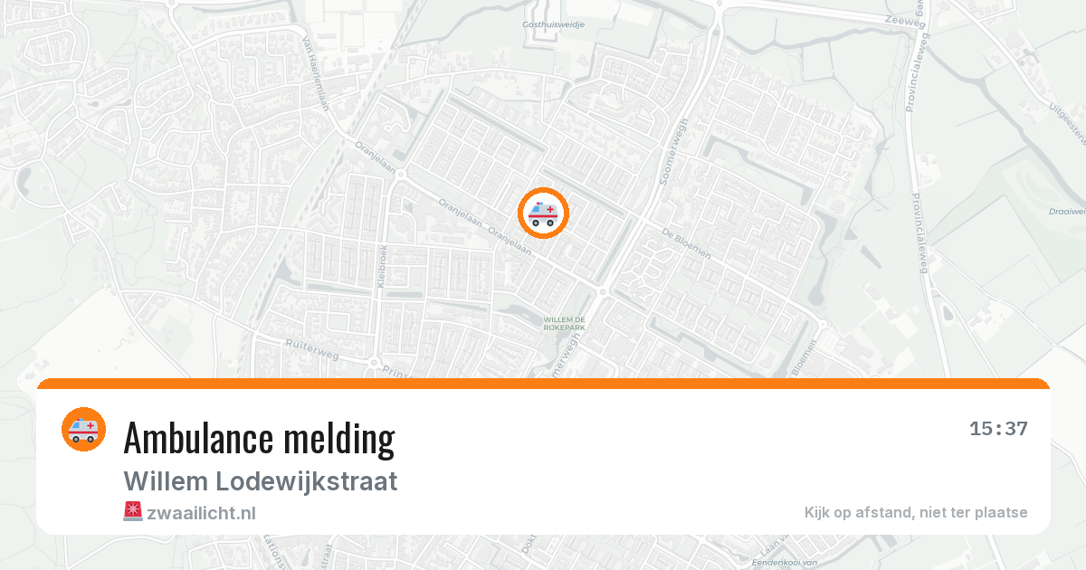 Ambulance melding — 16 apr 2026