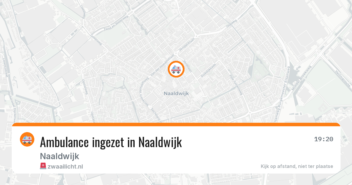 Ambulance ingezet in Naaldwijk — 24 jun 2026