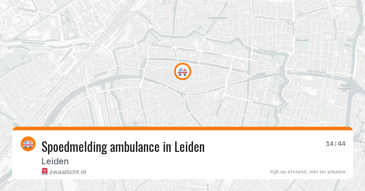 Spoedmelding ambulance in Leiden — 30 jan 2026