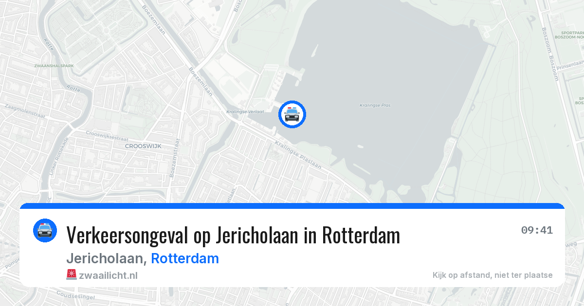 Verkeersongeval op Jericholaan in Rotterdam — 10 jun 2026
