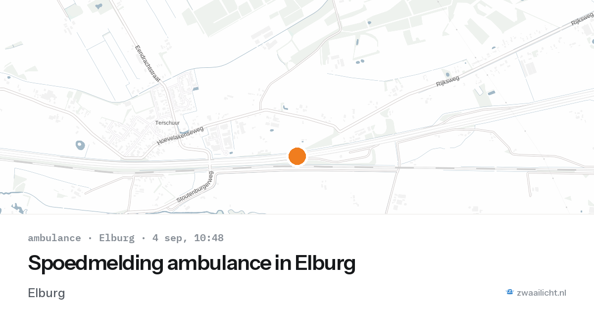 Spoedmelding ambulance in Elburg — 4 sep 2026