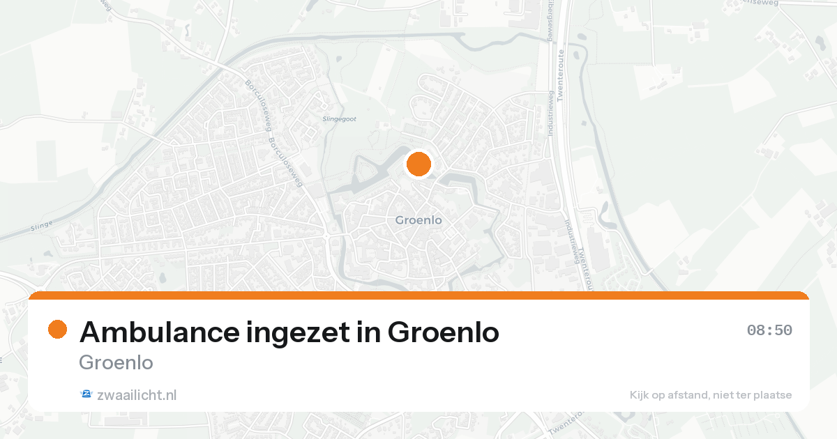 Ambulance ingezet in Groenlo — 8 feb 2026