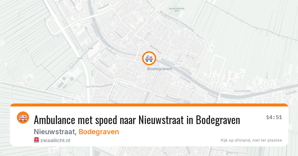 Ambulance met spoed naar Nieuwstraat in Bodegraven — 12 feb 2026