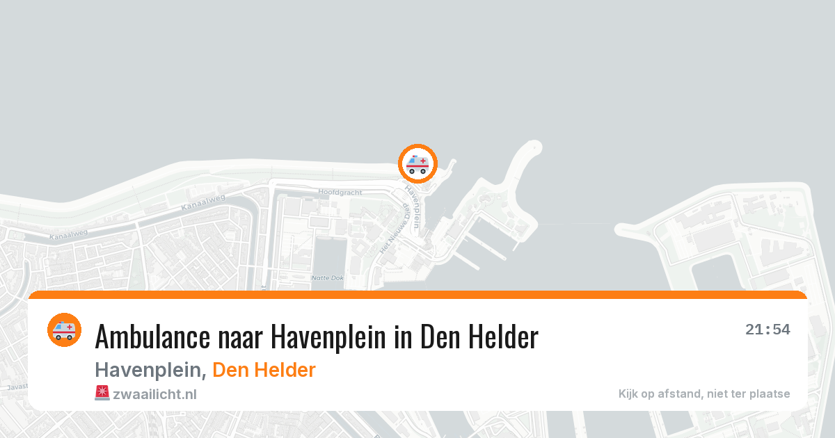 Ambulance naar Havenplein in Den Helder — 6 apr 2026
