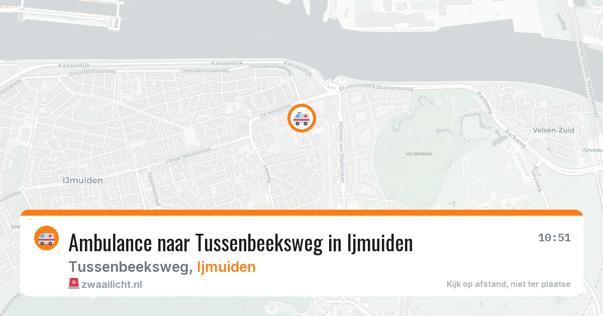 Ambulance naar Tussenbeeksweg in Ijmuiden — 25 jul 2026