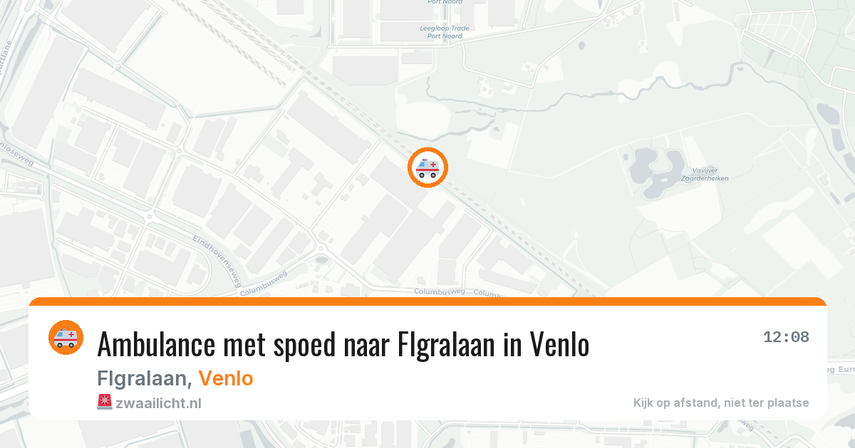Ambulance met spoed naar Flgralaan in Venlo — 5 jun 2026