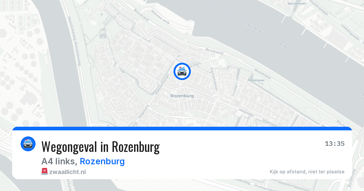 Wegongeval in Rozenburg — 28 apr 2026
