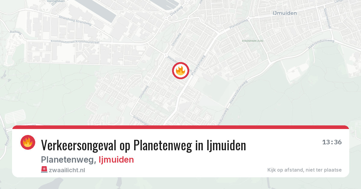 Verkeersongeval op Planetenweg in Ijmuiden — 3 jul 2026