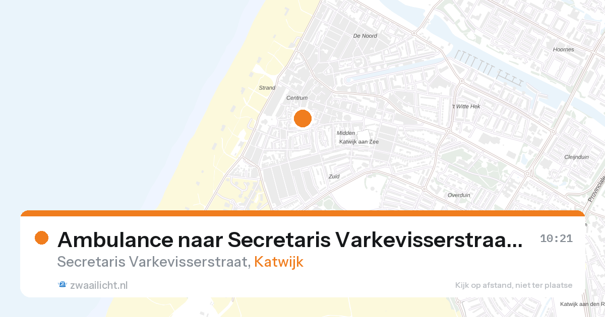 Ambulance naar Secretaris Varkevisserstraat in Katwijk — 23 jun 2026