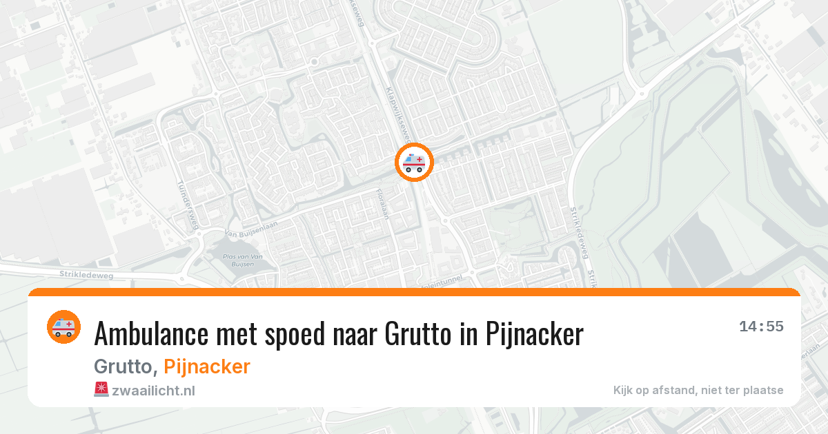 Ambulance met spoed naar Grutto in Pijnacker — 31 jul 2026