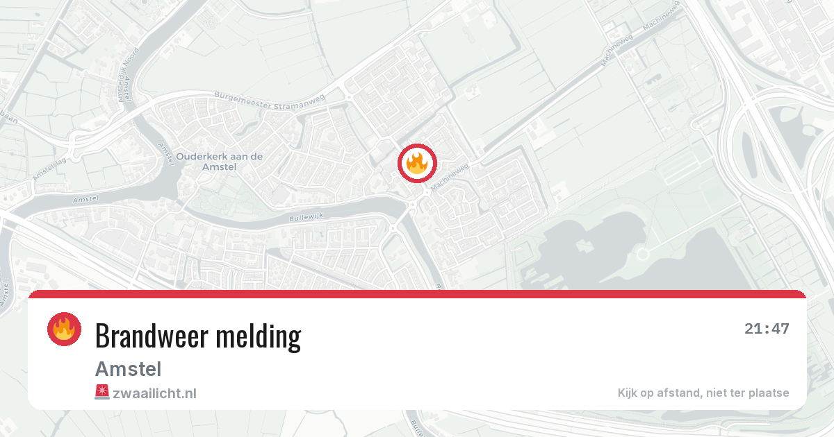 Brandweer melding — 26 jun 2026