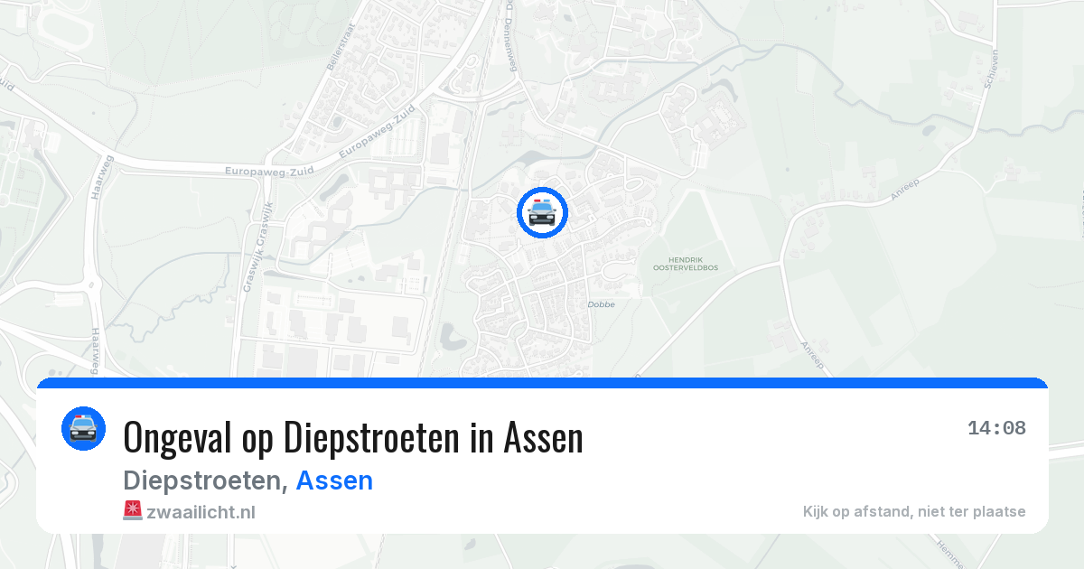 Ongeval op Diepstroeten in Assen — 28 jan 2026