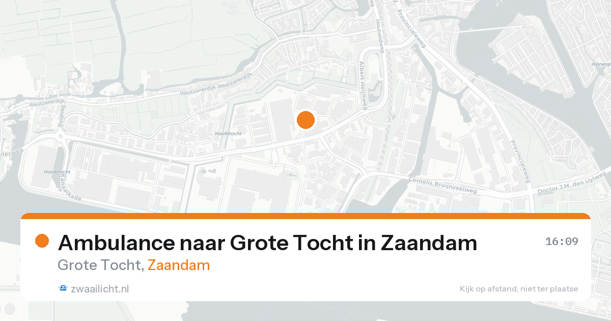 Ambulance naar Grote Tocht in Zaandam — 19 mei 2026