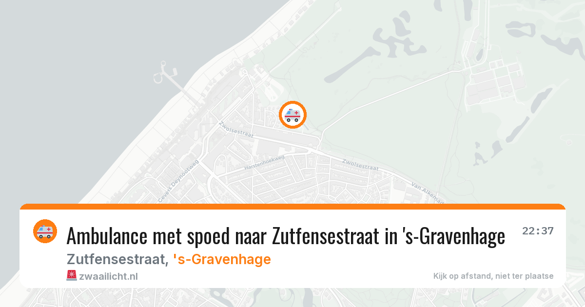 Ambulance met spoed naar Zutfensestraat in 's-Gravenhage — 4 aug 2026