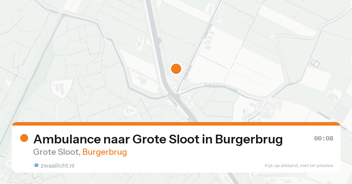 Ambulance naar Grote Sloot in Burgerbrug — 7 feb 2026