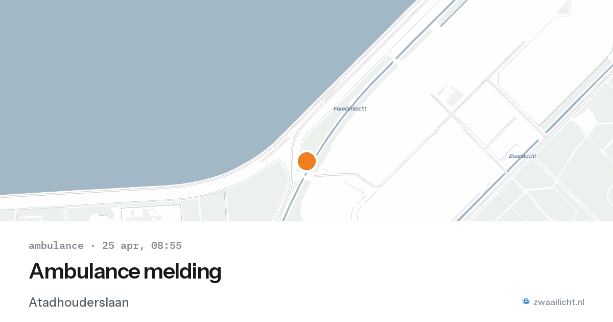 Ambulance melding — 25 apr 2026