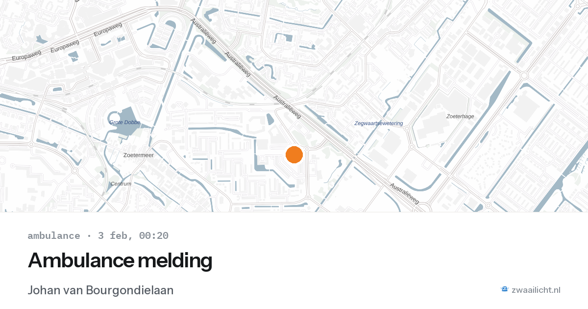 Ambulance melding — 2 feb 2026