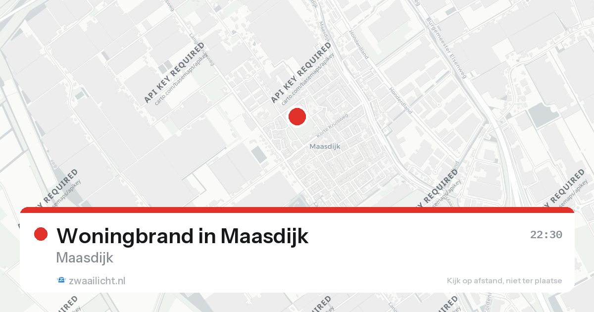 Woningbrand in Maasdijk — 25 aug 2026