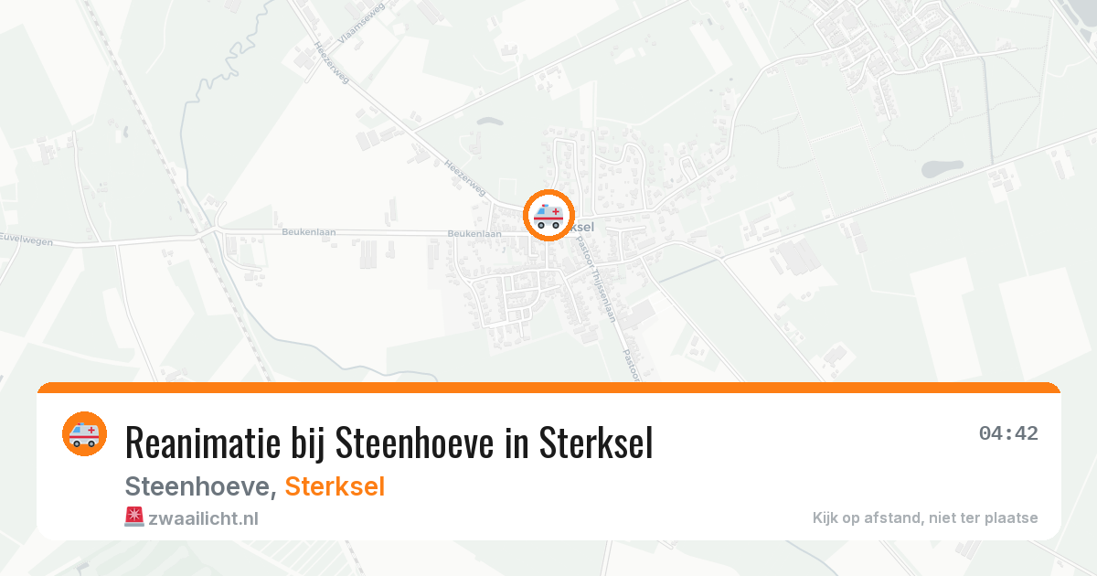 Reanimatie bij Steenhoeve in Sterksel — 24 mei 2026