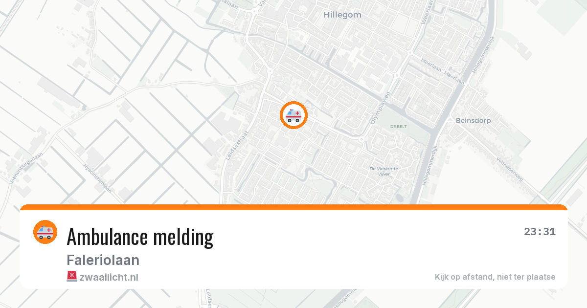 Ambulance melding — 18 feb 2026