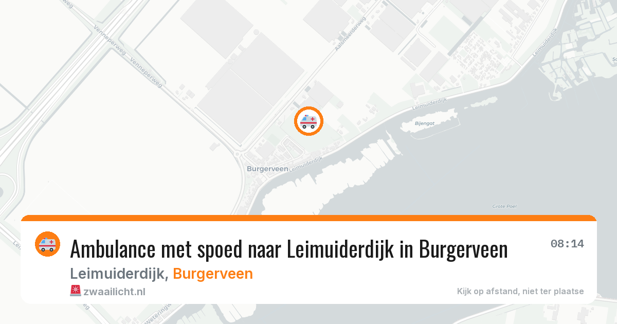 Ambulance met spoed naar Leimuiderdijk in Burgerveen — 4 mrt 2026