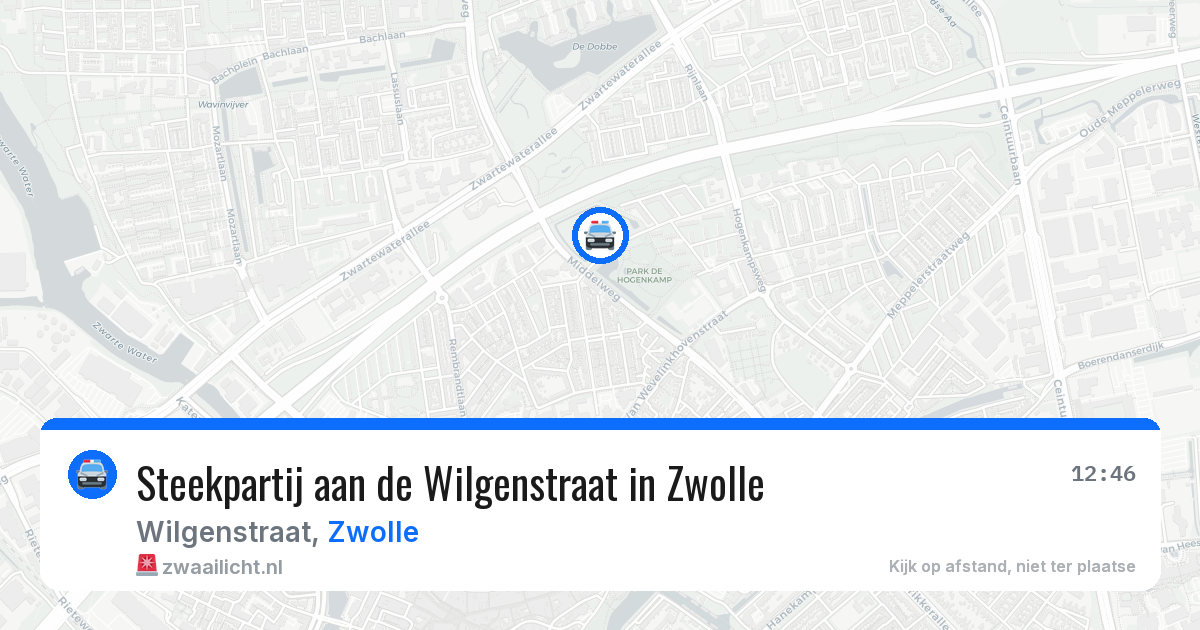 Steekpartij aan de Wilgenstraat in Zwolle — 8 aug 2026